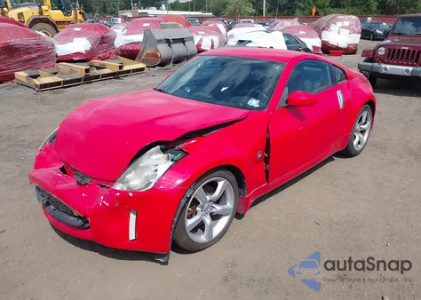 2008 Nissan 350Z Enthusiast из США, поврежденный, VIN JN1BZ34D98M704363